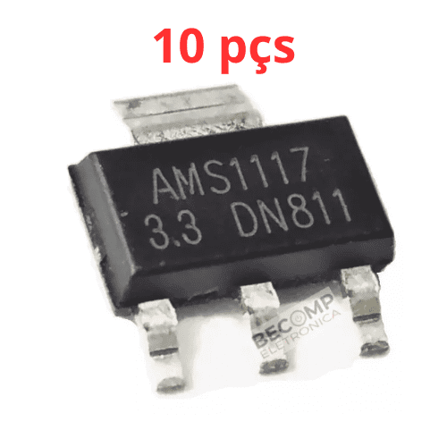 Ci Regulador Ams1117 1117 3.3v 3v3 Kit Com 10 Peças