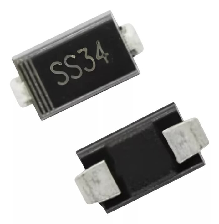 Diodo Ss34 Smd 1n5822 40v 3a - Imagem 2